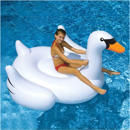 Giant Inflatable White Swan Pool Float Raft 190*175*115cm