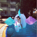 Giant Inflatable Candy Unicorn Pool Float Raft 240*240*120cm