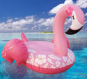 Giant Inflatable Sleeping Pink Flamingo Pool Float Raft 150*105cm