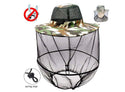 Camouflage Hat with Mosquito Net Bee Fishing Repellent Mesh Camping Hiking Camo