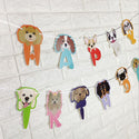 5M Puppy Dog Paper Letters 