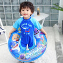 Baby Kids Inflatable BABY SHARK PINKFONG Float Raft Swimming Ring Pool Toy Gift