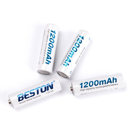 4PCS Beston Rechargeable Battery NiMH AA 1.2V 1200mAh With Carry Box - Go2buy Australia