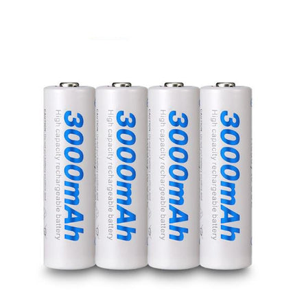 4PCS Beston Rechargeable Battery NiMH AA 1.2V 3000mAh High Capacity With Carry Box - Go2buy Australia