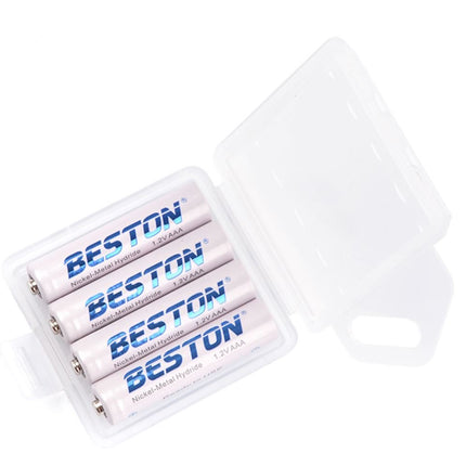 4PCS Beston Rechargeable Battery NiMH AAA 1.2V 1100mAh With Carry Box - Go2buy Australia
