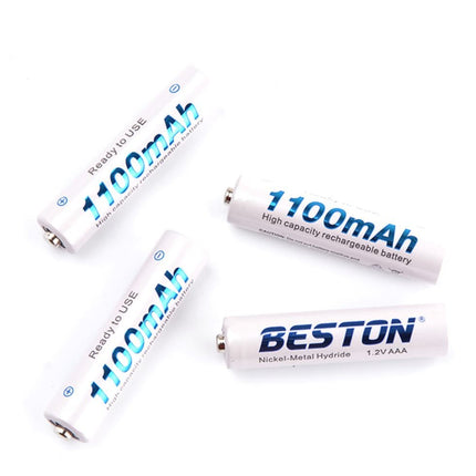 4PCS Beston Rechargeable Battery NiMH AAA 1.2V 1100mAh With Carry Box - Go2buy Australia