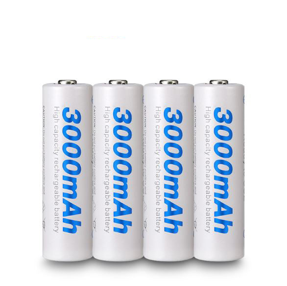 4PCS Beston Rechargeable Battery NiMH AA 1.2V 3000mAh High Capacity With Carry Box