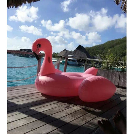 Giant Inflatable Pink Flamingo Pool Float Raft 192*180*115cm