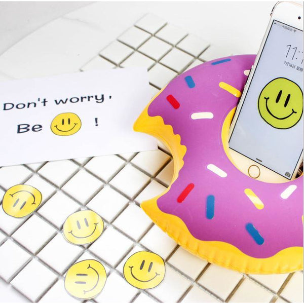 Inflatable Donut Drink Cup Holder Float For Party