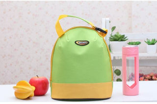 Buy yellow-green Insulated Lunch Bag Tote Container For Girls Kids Office Work School (4 Colors Available)