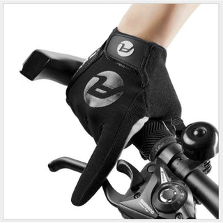 Black Arbot Cycling Bicycle Bike Full Finger Antiskid Touch Sscreen Breathabl Gloves