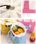 Cartoon Cute Insulated Lunch Bag Tote Container For Women Kids Office Work School