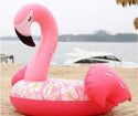 Giant Inflatable Sleeping Pink Flamingo Pool Float Raft 150*105cm