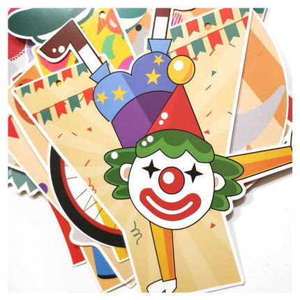 5M Circus Paper Letters HAPPY BIRTHDAY Set Party Decoration Strip Kids Party - Go2buy Australia