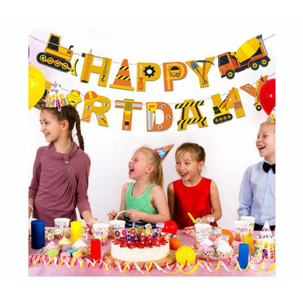 5M Construction Paper Letters HAPPY BIRTHDAY Party Decoration Strip Kids Party - Go2buy Australia