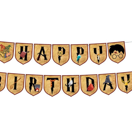 5M Harry Potter Paper Letters HAPPY BIRTHDAY Party Decoration Strip Kids Party - Go2buy Australia