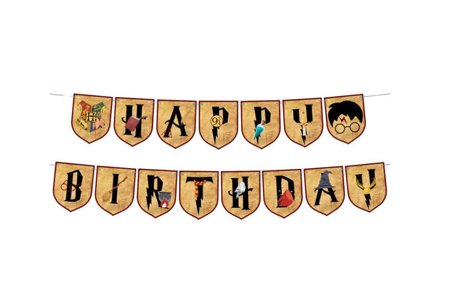 5M Harry Potter Paper Letters HAPPY BIRTHDAY Party Decoration Strip Kids Party - Go2buy Australia