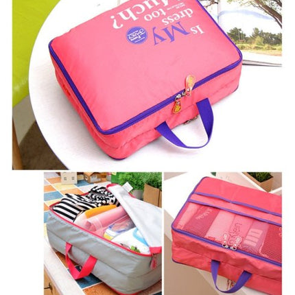 5PCS Travel Luggage Organizer Set Backpack Storage Pouches Suitcase Packing Bags(4 Colors Available) - Go2buy Australia