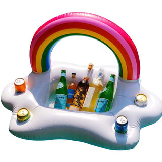 Inflatable Rainbow Cloud Drink Bar