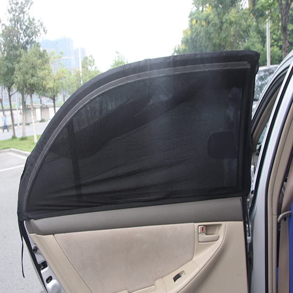Universal Car Window Sox Sun Shades Socks Rear Side Seat Baby Kids Protection (1 Pair)