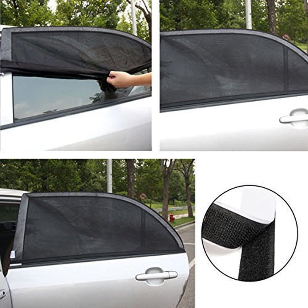 Universal Car Window Sox Sun Shades Socks Rear Side Seat Baby Kids Protection (1 Pair)