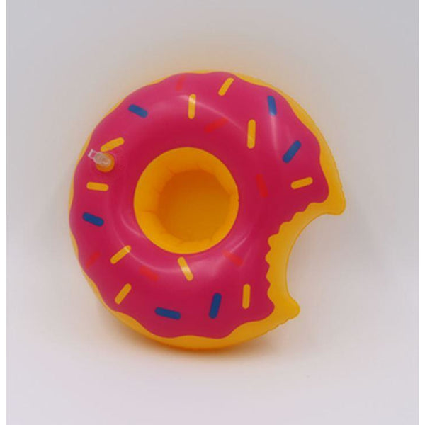 Inflatable Donut Drink Cup Holder Float For Party