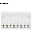 Beston 8-Slot Battery USB Charger for 1.2V AA AAA NiMh Rechargeable Battery