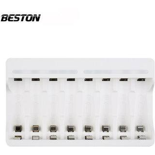 Beston 8-Slot Battery USB Charger for 1.2V AA AAA NiMh Rechargeable Battery