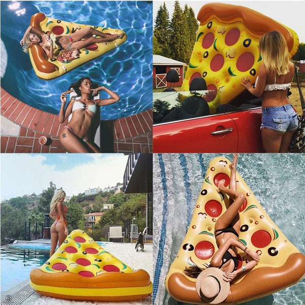 Giant Inflatable Pizza Pool Float Raft 180*150*18cm