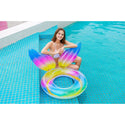 Inflatable Pool Float Swim Ring Mermaid Tail