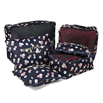 6PCS Travel Luggage Organizer Set Backpack Storage Pouches Suitcase Packing Bags(11 Colors Available) - Go2buy Australia