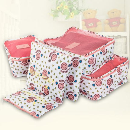 6PCS Travel Luggage Organizer Set Backpack Storage Pouches Suitcase Packing Bags(11 Colors Available) - Go2buy Australia