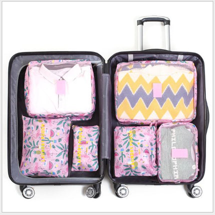 6PCS Travel Luggage Organizer Set Backpack Storage Pouches Suitcase Packing Bags(11 Colors Available) - Go2buy Australia