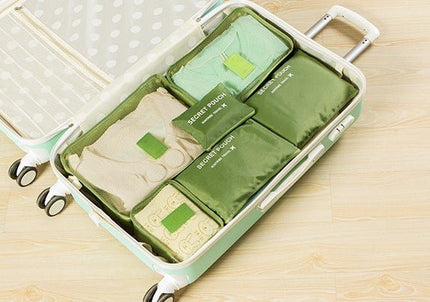 6PCS Travel Luggage Organizer Set Backpack Storage Pouches Suitcase Packing Bags(11 Colors Available) - Go2buy Australia