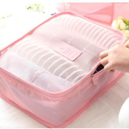 6PCS Travel Luggage Organizer Set Backpack Storage Pouches Suitcase Packing Bags(11 Colors Available) - Go2buy Australia