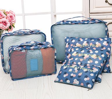 6PCS Travel Luggage Organizer Set Backpack Storage Pouches Suitcase Packing Bags(11 Colors Available) - Go2buy Australia