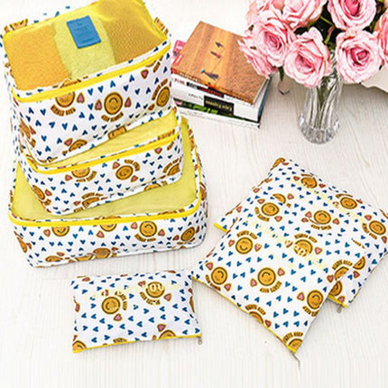 6PCS Travel Luggage Organizer Set Backpack Storage Pouches Suitcase Packing Bags(11 Colors Available) - Go2buy Australia