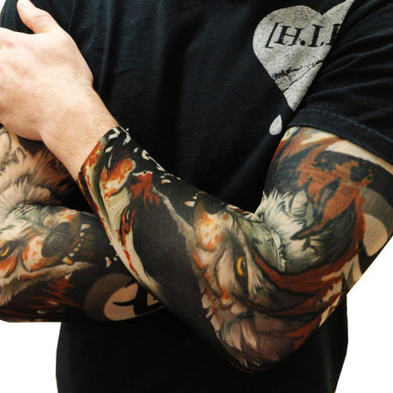 6PCS UV Sun Protection Fake Temporary Nylon Tattoo Unisex Sleeves - Go2buy Australia