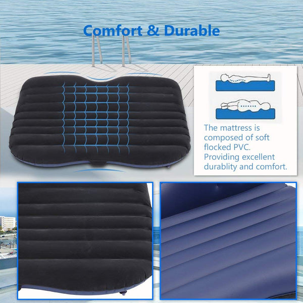 Inflatable Air Mattress for Car Travel Back Seat