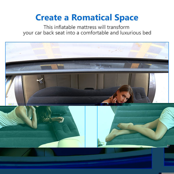 Inflatable Air Mattress for Car Travel Back Seat
