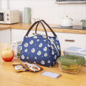 Insulated Daisy Lunch Bag Tote Container For Women Kids Office Work School (6 Colors Available)