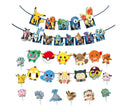 Cartoon Pokemon Pikachu Foil Helium Balloon Birthday Set Party Decoration