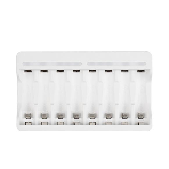 Beston 8-Slot Battery USB Charger for 1.2V AA AAA NiMh Rechargeable Battery