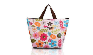 Buy colorful-flowers Insulated Lunch Bag Tote Container For Women Kids Office Work School (5 Colors Available)