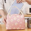 Insulated Daisy Lunch Bag Tote Container For Women Kids Office Work School (6 Colors Available)