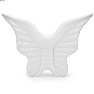 Giant Inflatable White Angel Wings Pool Float Raft 250*180cm