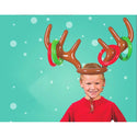 Inflatable Reindeer Antler Ring Toss Game Toys for Christmas Party