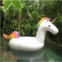 Giant Inflatable Rainbow Unicorn Pool Float Raft 200*100*90cm