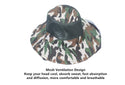 Camouflage Hat with Mosquito Net Bee Fishing Repellent Mesh Camping Hiking Camo