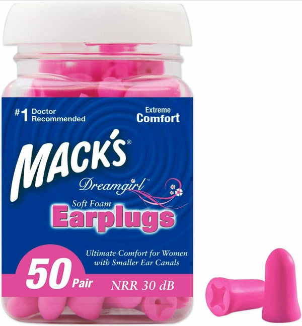 Mack's Ultra Soft Foam Earplugs 50 Pair Ear Plugs for Sleeping Snoring